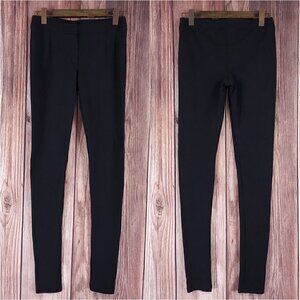 Givenchy Womens Size 40 Black Pleated Super Skinny Pants Cotton Blend Stretch